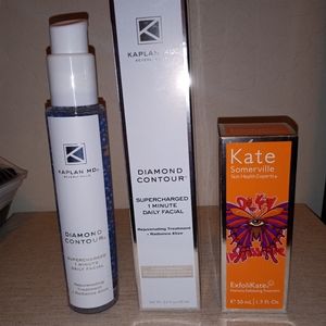 Kate Somerville Exfolikate, Kaplan MD Diamond Contour Supercharged Daily Facial